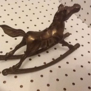 Brass Rocking Horse